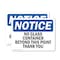 Signmission No Glass Containers Beyond This Point Thank You, 7 in W x Rectangle, Vinyl Decal OS-2PACK-NS-D-57-L-14630 - alternate 1